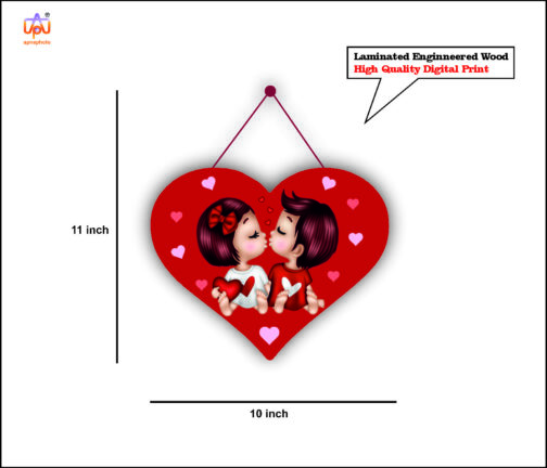 apna photo wall hanging Heart Mini Couple