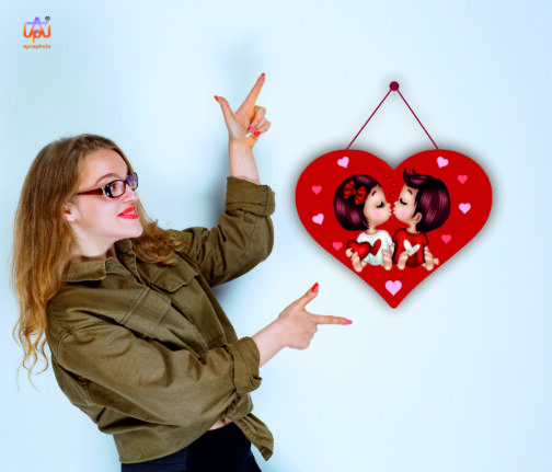 apna photo wall hanging Heart Mini Couple