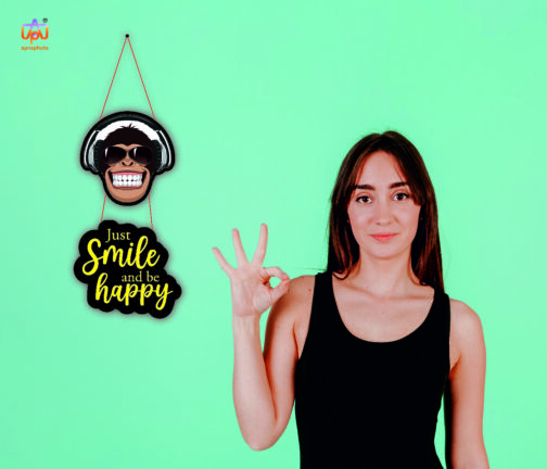 apna photo wall hanging Just Smile And Be Happy