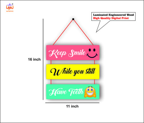 apna photo wall hanging Keep Smile While You Still