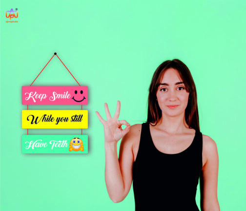 apna photo wall hanging Keep Smile While You Still