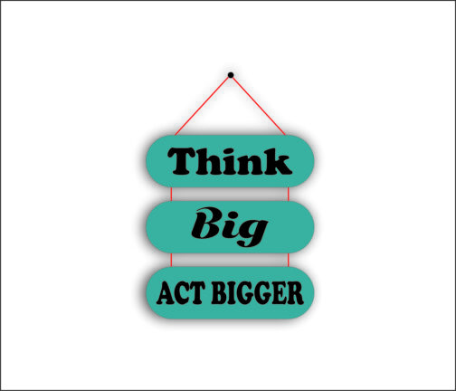 apna photo wall hanging Think Big