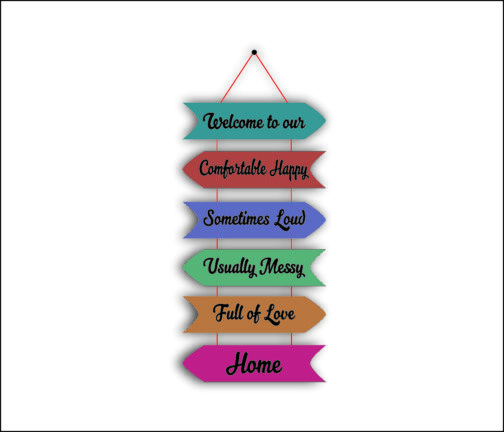 apna photo wall hanging Welcome To Our Comfortable Happy