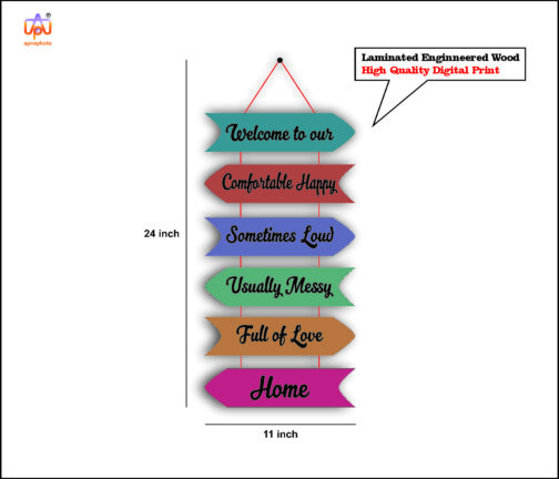apna photo wall hanging Welcome To Our Comfortable Happy
