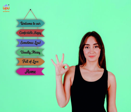 apna photo wall hanging Welcome To Our Comfortable Happy
