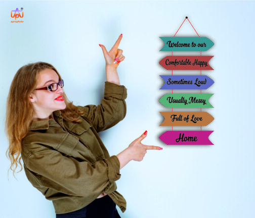 apna photo wall hanging Welcome To Our Comfortable Happy