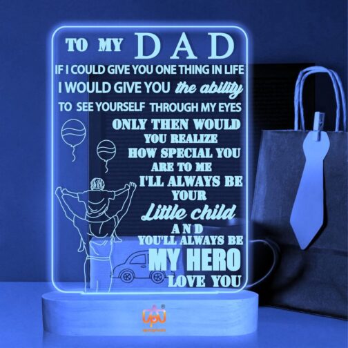 apnaphoto 3d illusion dad night lamp