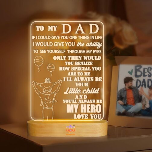 apnaphoto 3d illusion dad night lamp