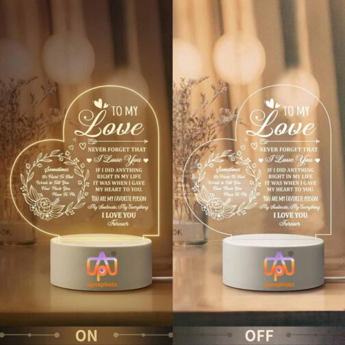 apnaphoto 3d illusion wife night lamp