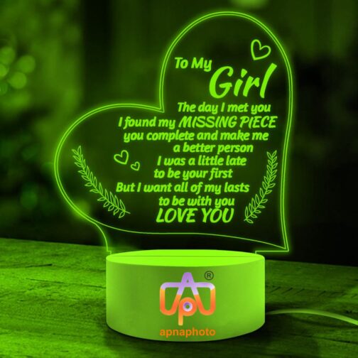 apnaphoto 3d illusion i love you night lamp