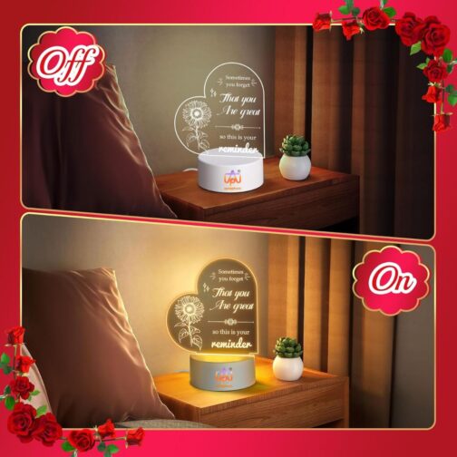 apnaphoto 3d illusion women night lamp