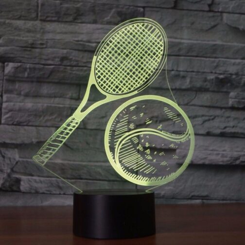 apnaphoto 3d illusion badminton night lamp