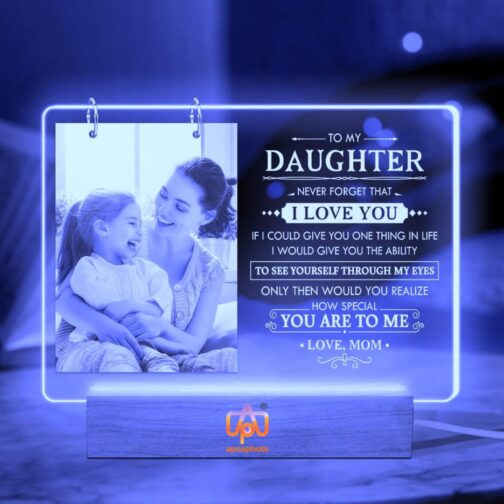 apnaphoto 3d illusion daughter i love you photo lamp