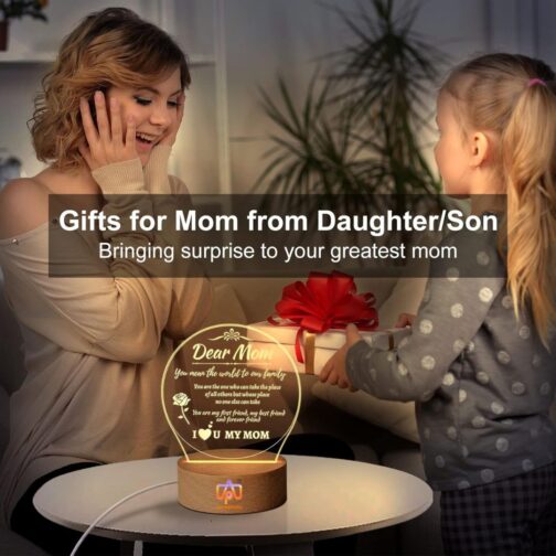 apnaphoto 3d illusion for mom night lamp