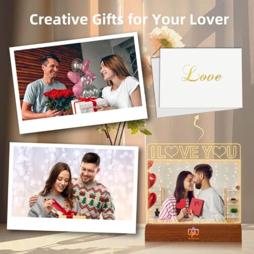 apnaphoto 3d illusion love photo lamp