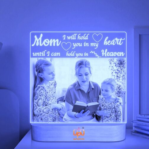 apnaphoto 3d illusion mom heart photo lamp