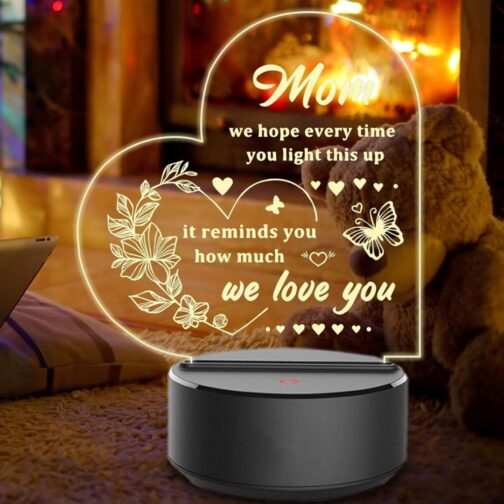 apnaphoto 3d illusion mom we love you night lamp