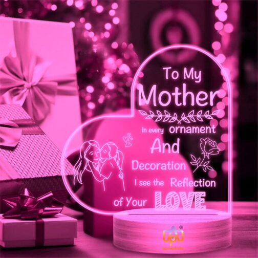 apnaphoto 3d illusion mother love night lamp