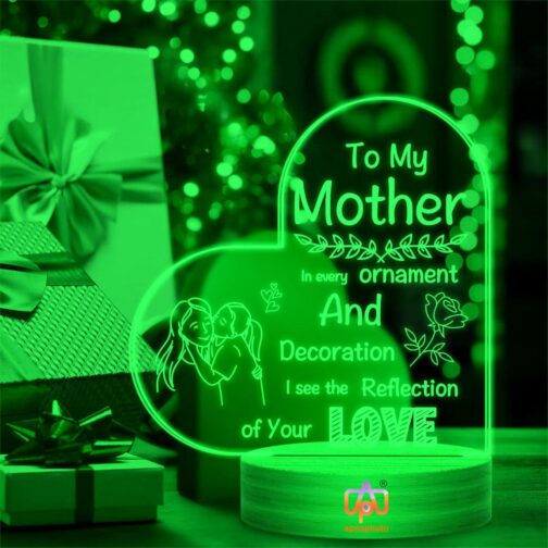 apnaphoto 3d illusion mother love night lamp