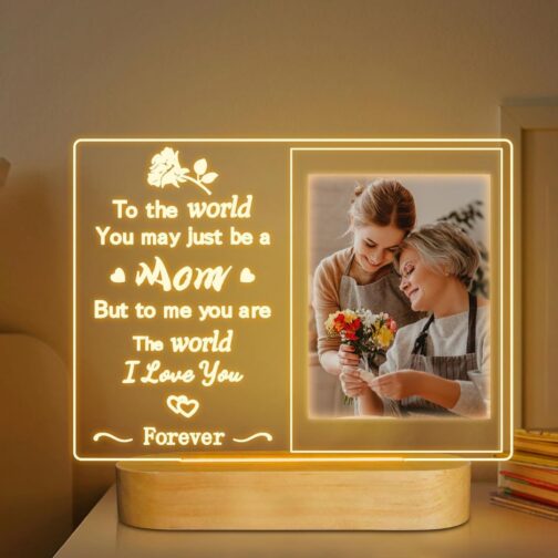 apna photo 3d illusion mom I Love You Forever photo lamp