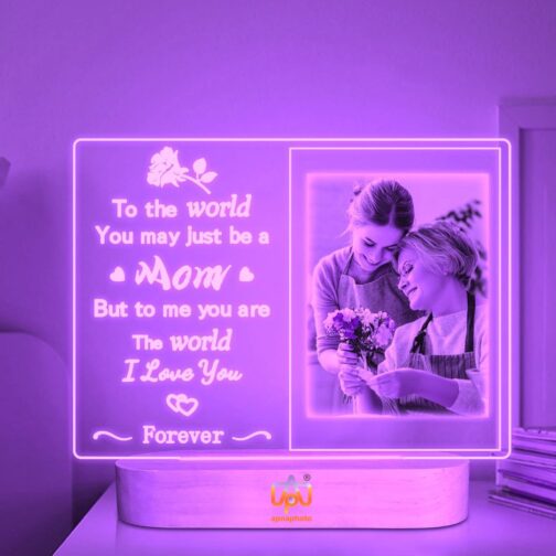 apna photo 3d illusion mom I Love You Forever photo lamp