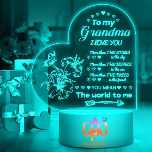 apnaphoto 3d illusion to my grandma night lamp