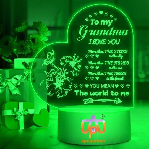 apnaphoto 3d illusion to my grandma night lamp