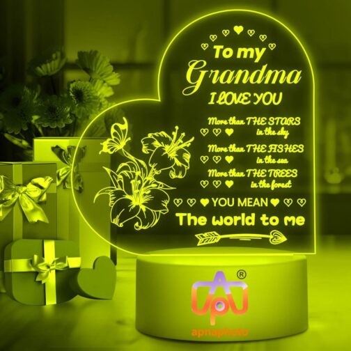 apnaphoto 3d illusion to my grandma night lamp