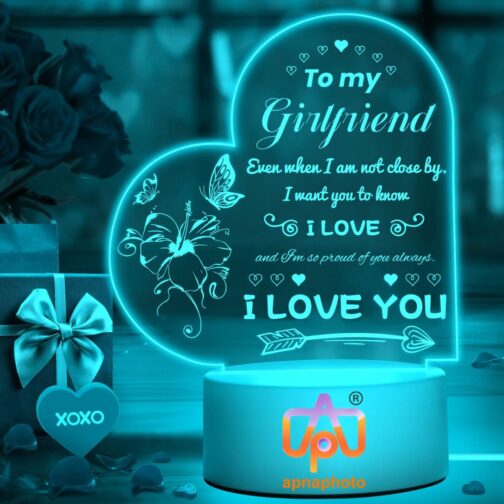 apnaphoto 3d illusion girlfriend night lamp