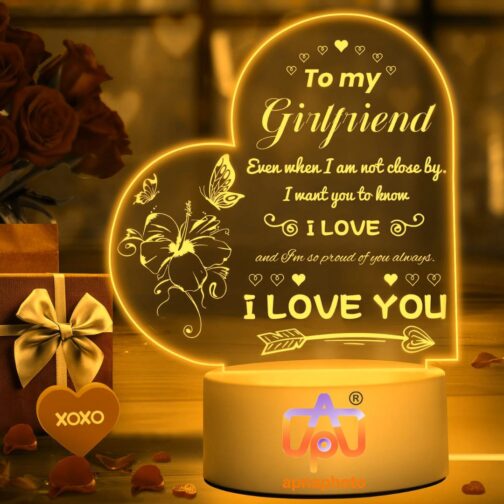 apnaphoto 3d illusion girlfriend night lamp