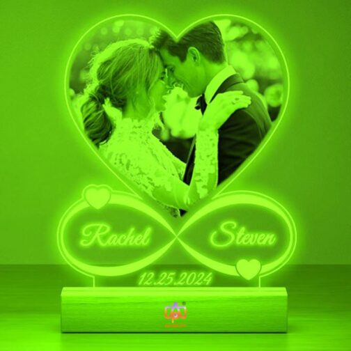 apnaphoto 3d illusion heart couple photo lamp