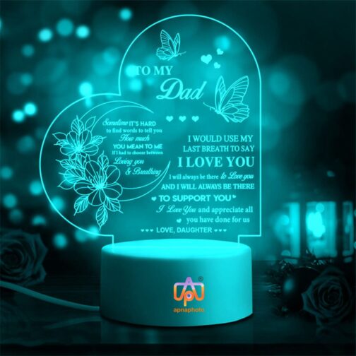 Apna Photo 3D Illusion lamp for dad